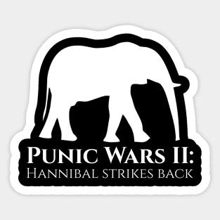 Carthaginian History Second Punic War Hannibal Strikes Back Sticker